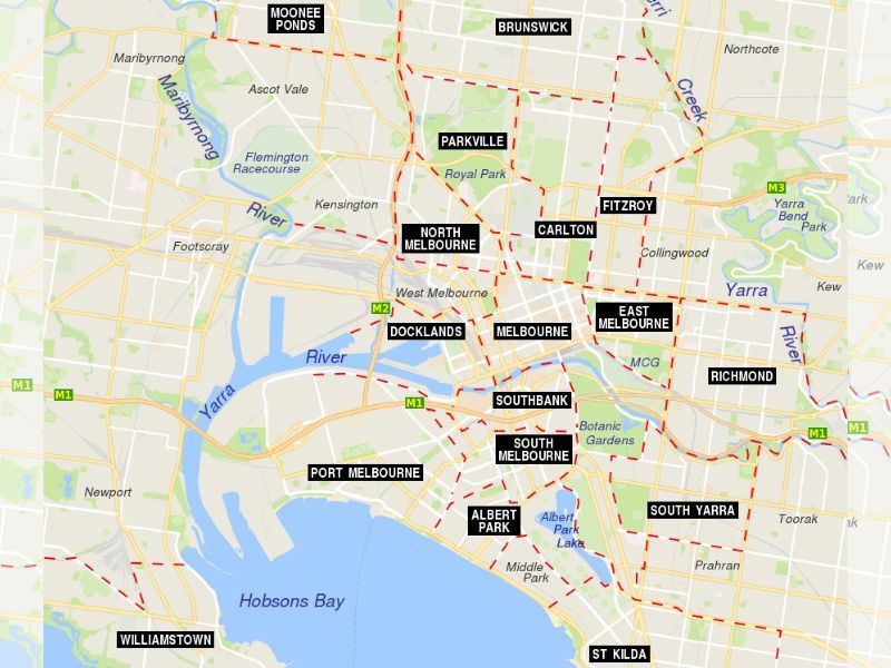 Melbourne Map