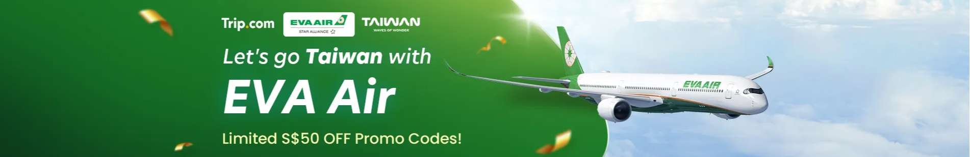 Trip.com Flight Coupon Singapore: EVA Air