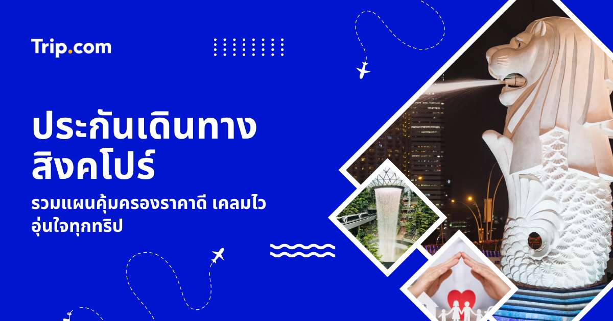 ประกันเดินทางสิงคโปร์ 2569 เทียบแผนคุ้มที่สุด เริ่มหลักร้อย | Trip.com