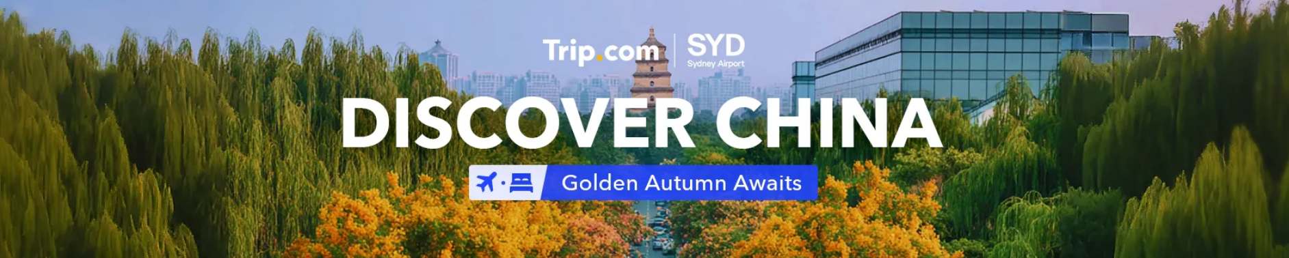 Trip.com Promo Code Australia: Disvover China Golden Autumn - Attractions 6% OFF, Hotels 5% OFF & MORE