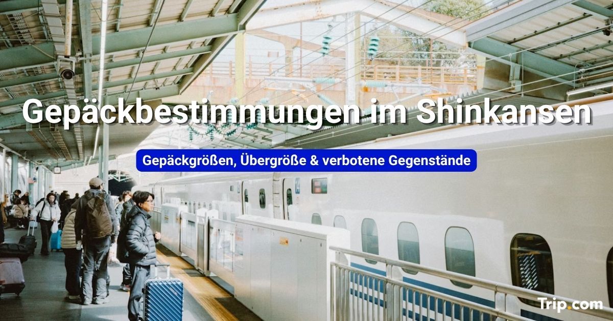 Gepäckbestimmungen im Shinkansen in Japan
