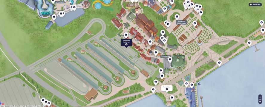 Shanghai Disneyland Parking Map & Info