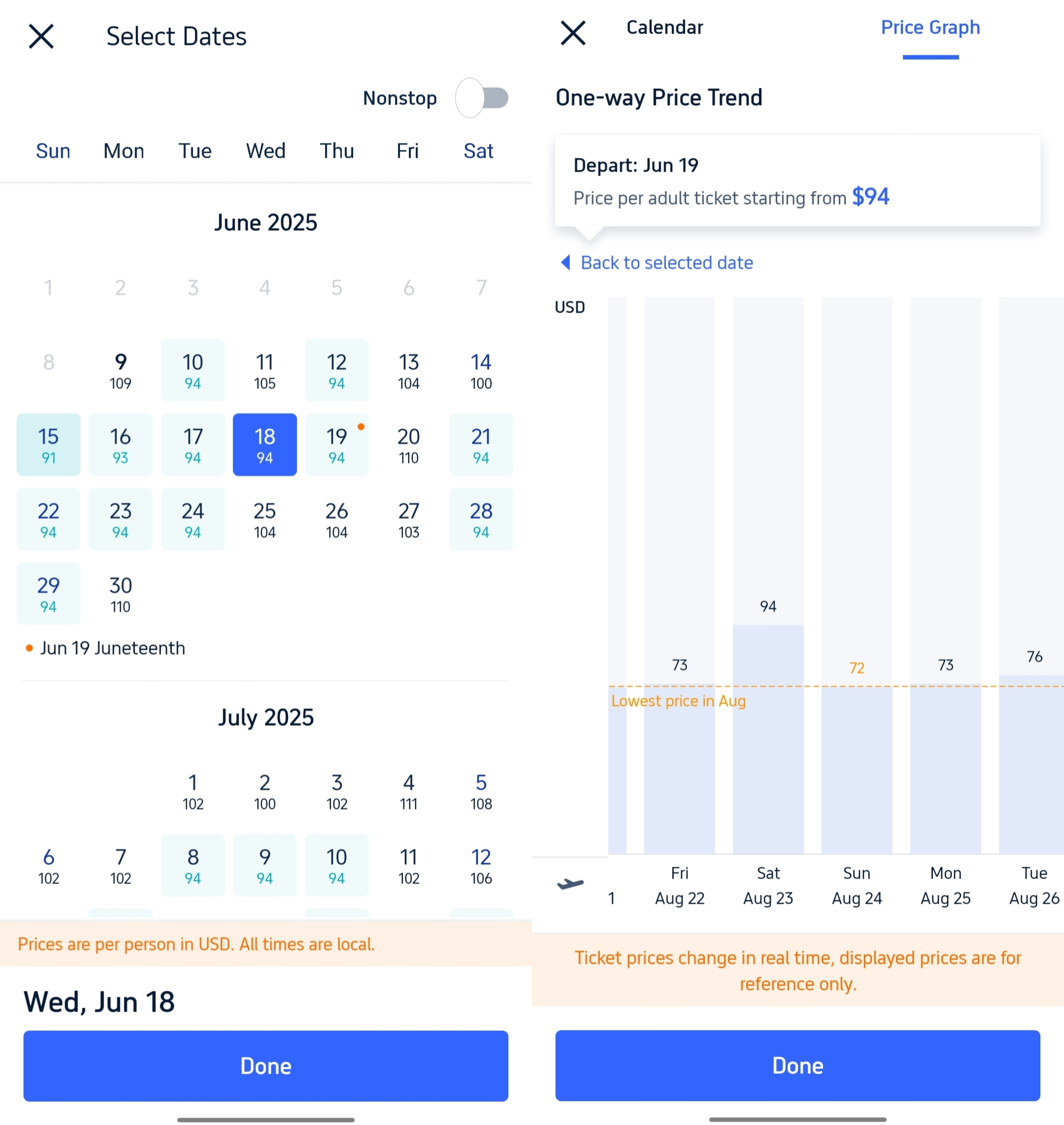 Finding the Cheapest Flights with Flexible Dates