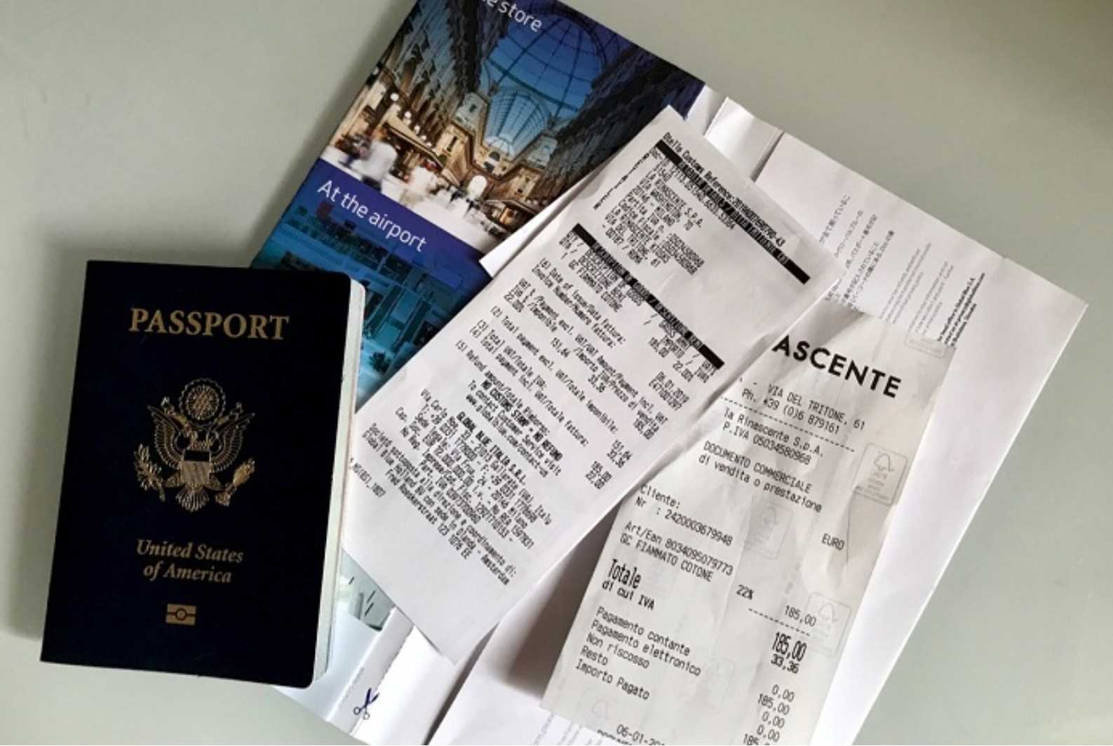 Keep Receipt for Tax Refund