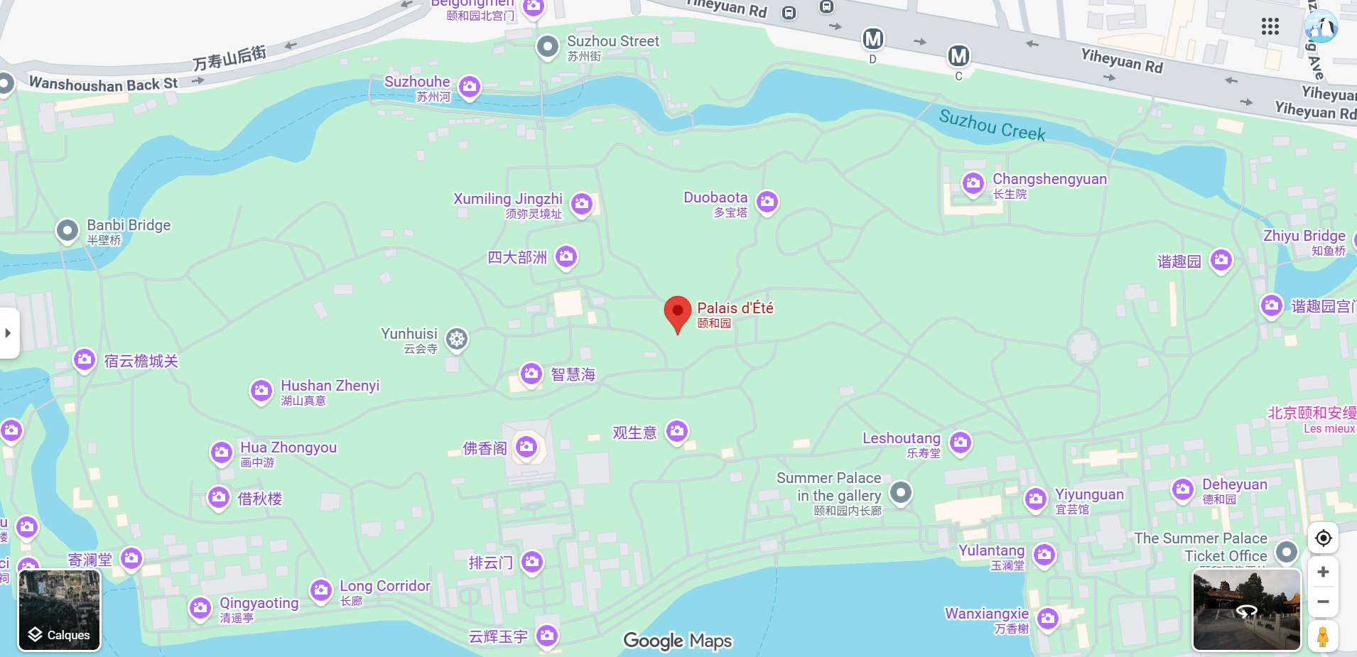 Comment se rendre au Palais d'Été