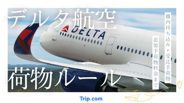デルタ航空の荷物ルール完全ガイド｜機内持ち込み・受託手荷物・料金