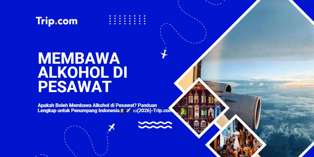 Apakah Boleh Membawa Alkohol di Pesawat? Aturan & Tips Lengkap 2026 | Trip.com