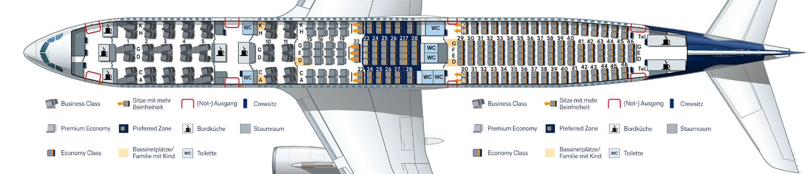 空中巴士 A330內艙