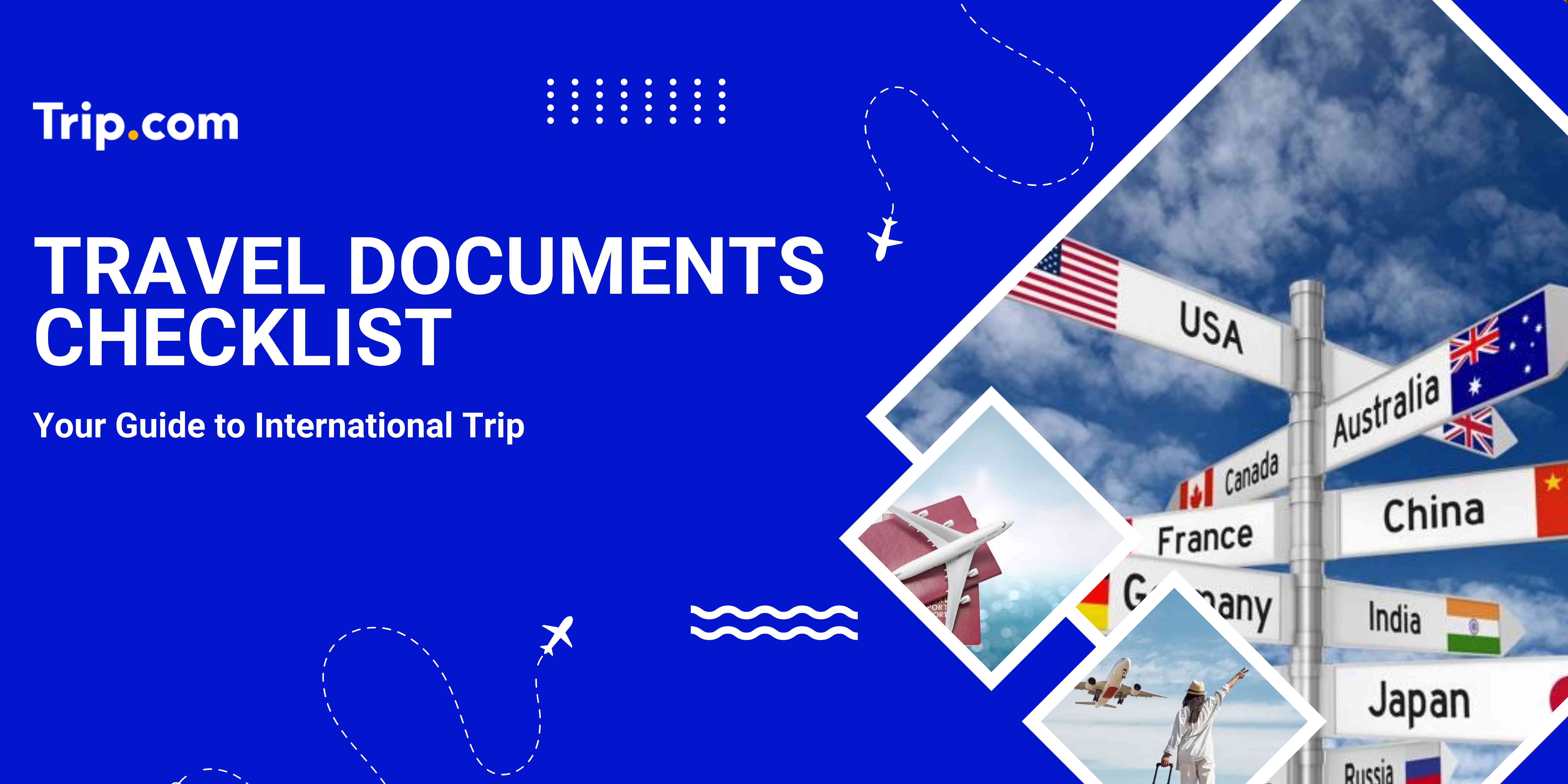 Travel Documents Checklist