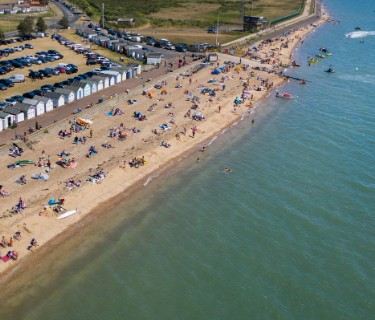 Ride the rails to Southend Beach and soak up the sun