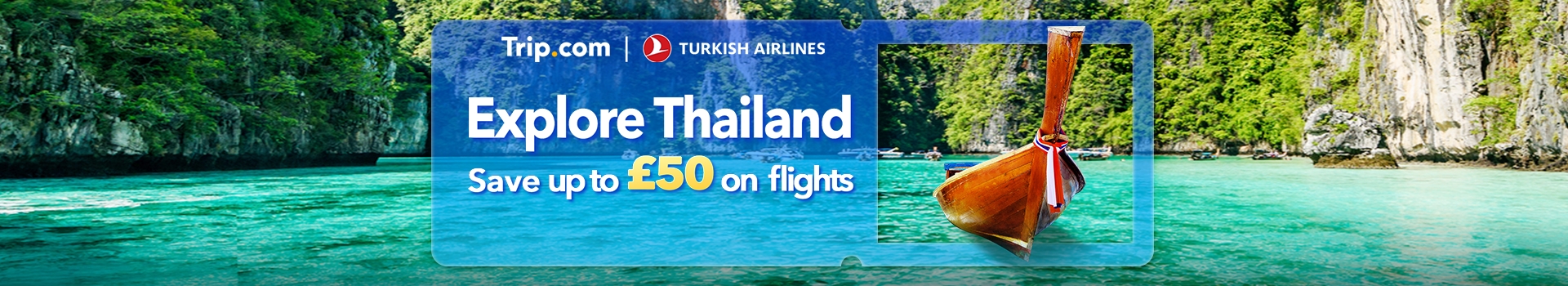 Explore Thailand ​| Save up to £50 on flights