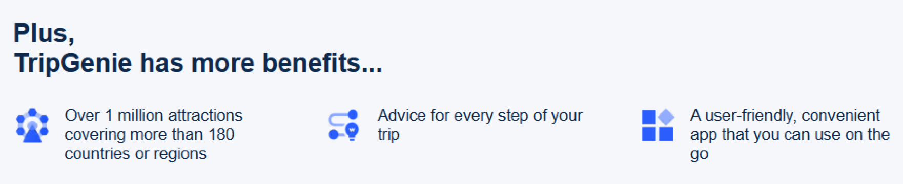Benefits TripGenie 2