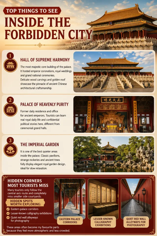 Top things to see inside the Forbidden City