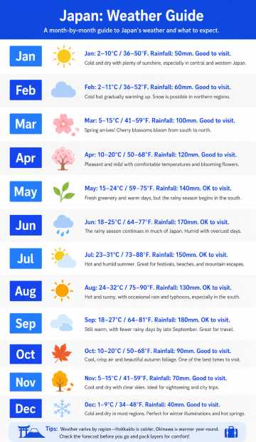 Japan Weather in June