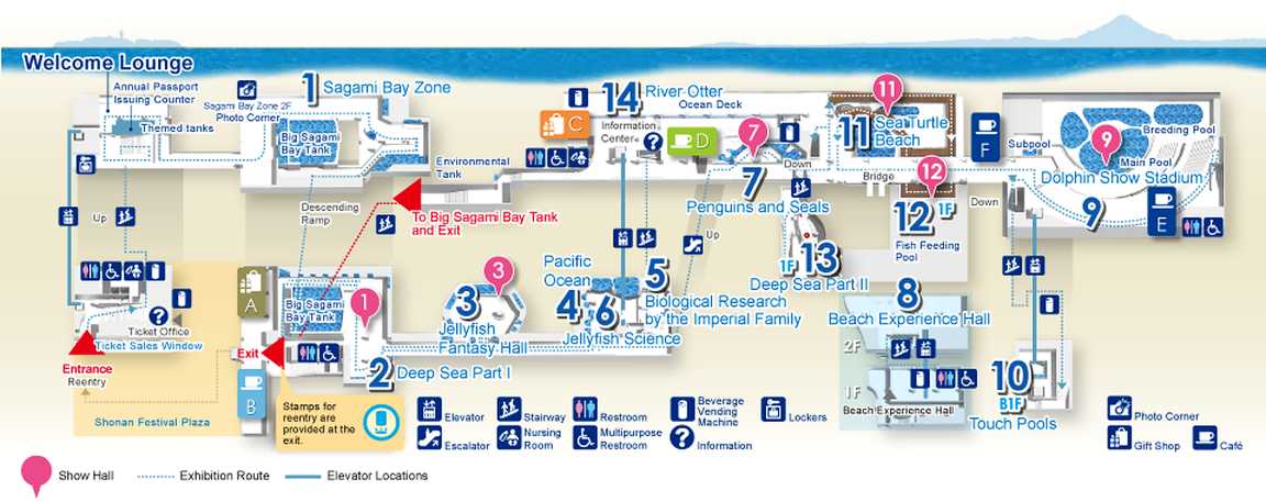 Enoshima Aquarium Map & Directory