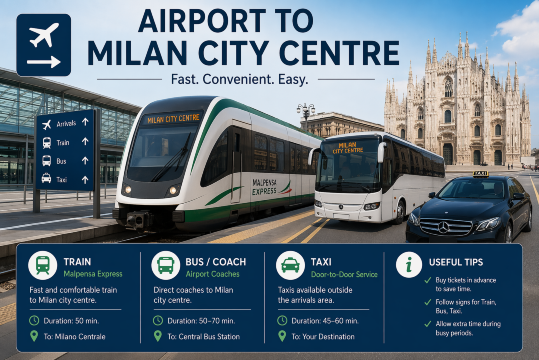 Airport to Milan City Centre