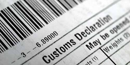 Customs Declaration Form