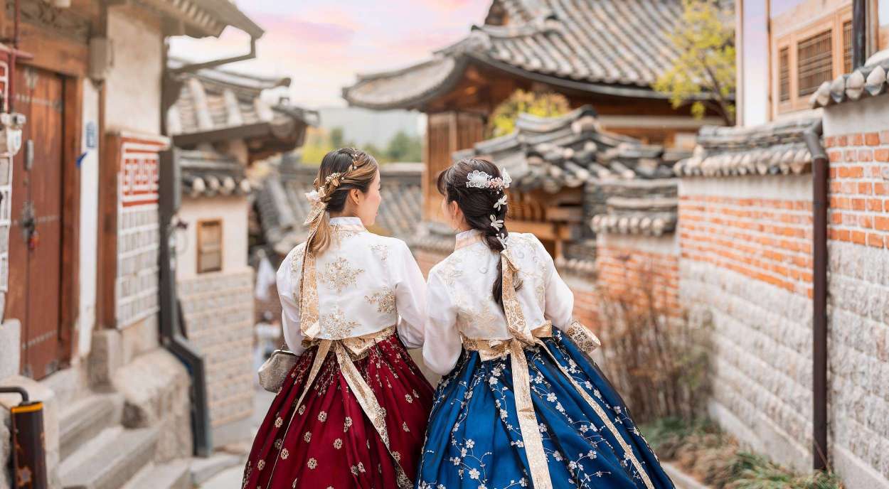 หมู่บ้านบุกชอนฮันอก - อากาศเกาหลีเดือนมีนาคม