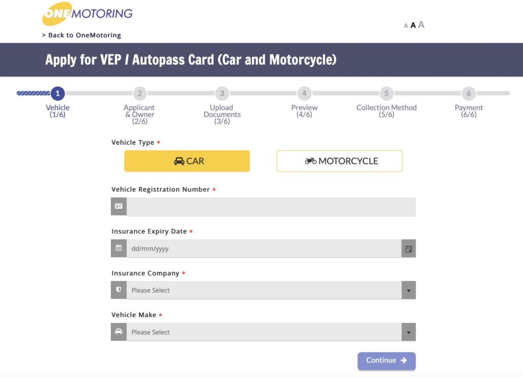 How to Renew Autopass Singapore 1