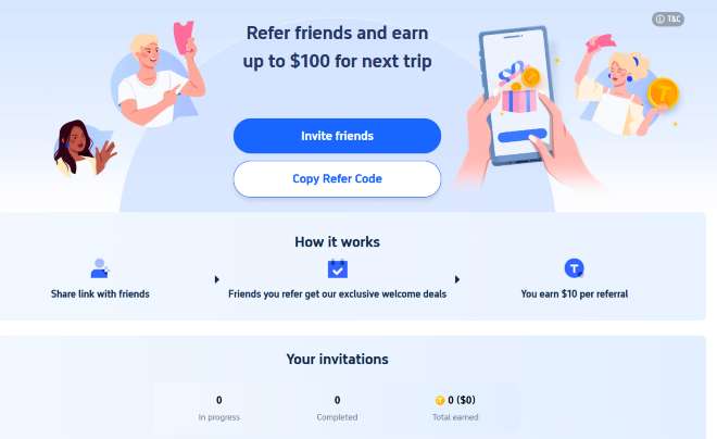 Trip.com’s Friend Referral Rewards