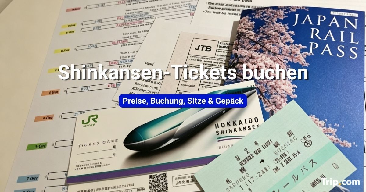 Wie bucht man Shinkansen-Tickets online?