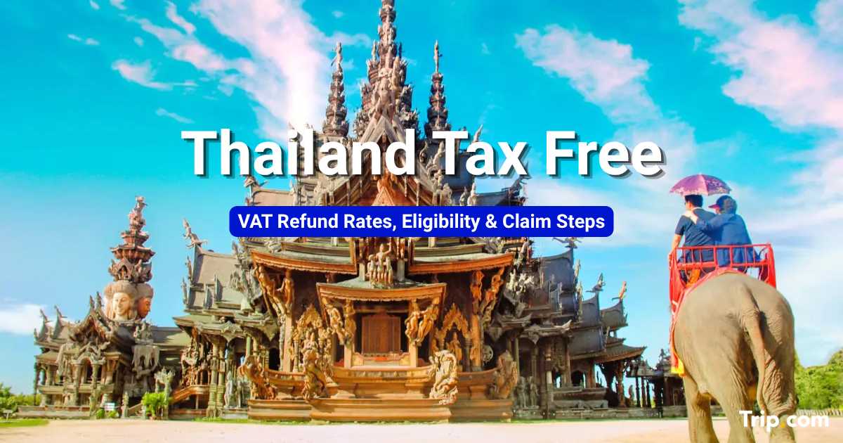 Thailand Tax Free Shopping: VAT Refund for Tourists