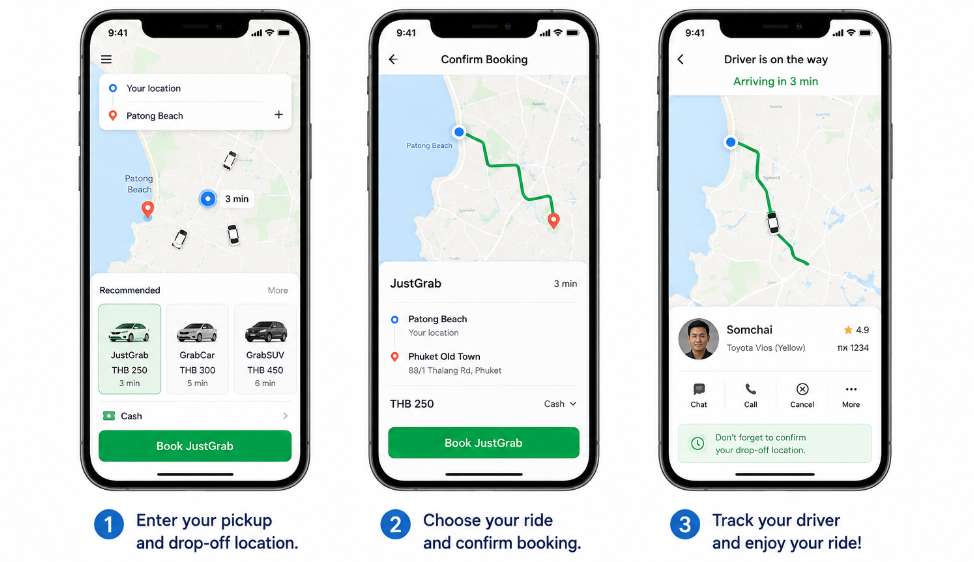 How to Book Phuket Taxi? App & Offline