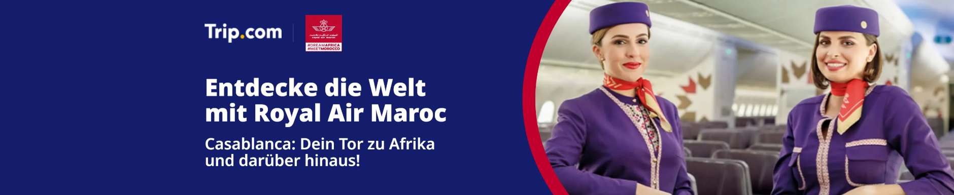 Entdecke die Welt mit Royal Air Maroc