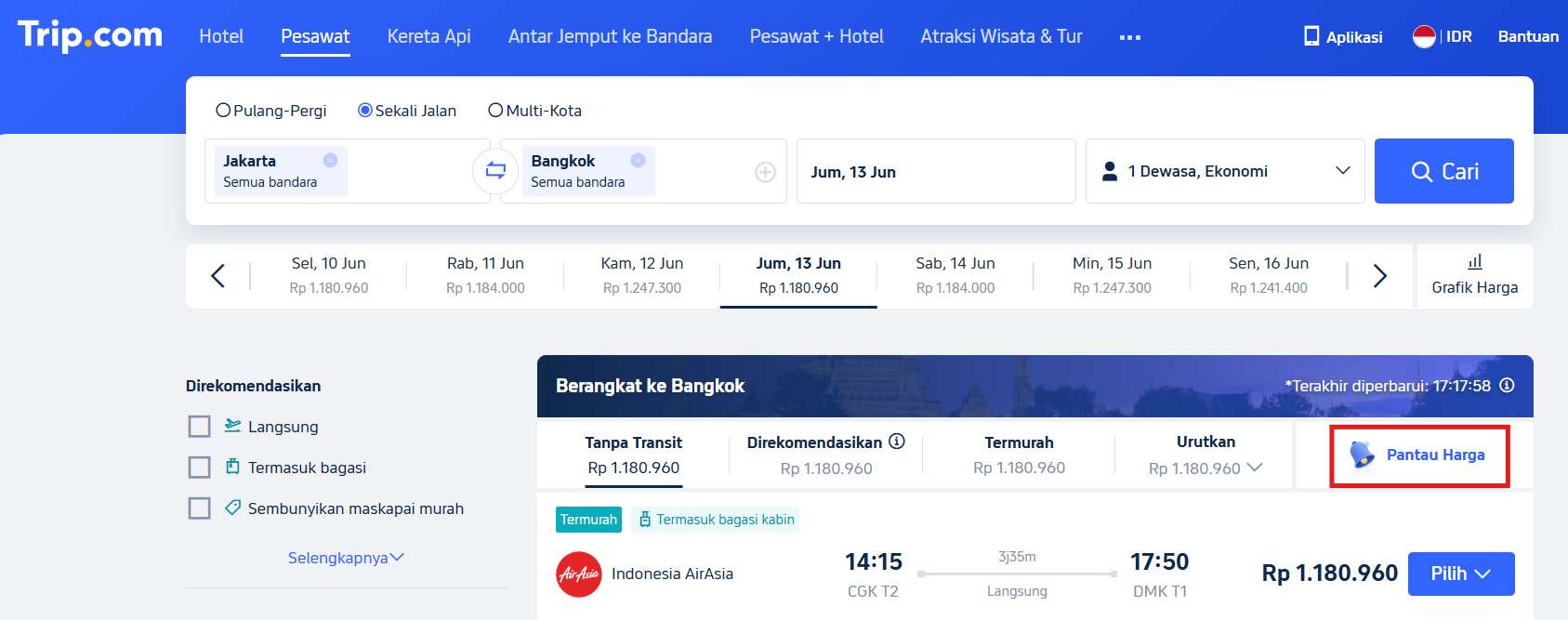 4Manfaatkan fitur pemberitahuan harga (price alert).