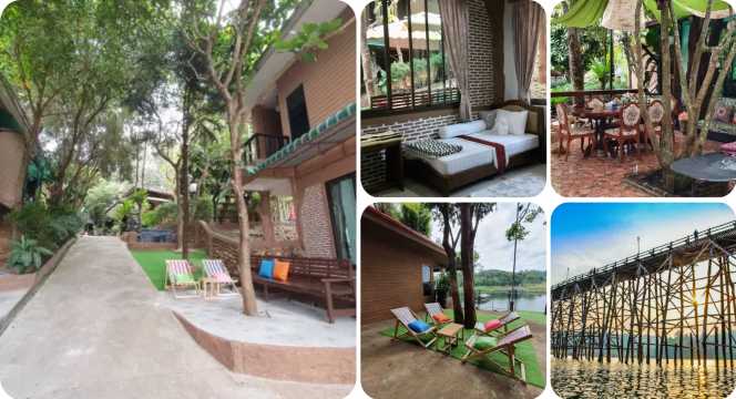 โต้ะเดียว รีสอร์ท - ที่พักใกล้สะพานมอญ