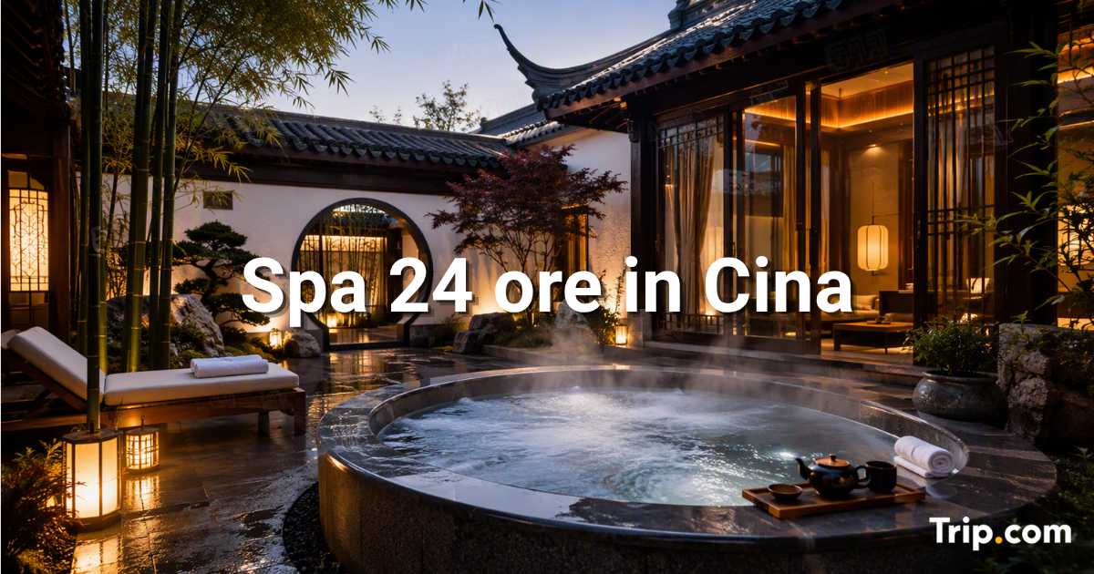 Spa 24 ore in Cina: migliori centri benessere e terme