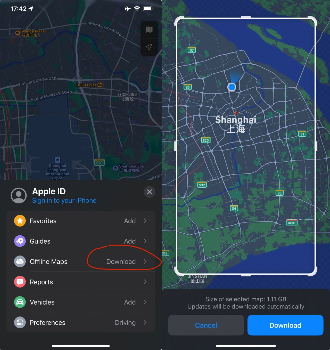 How to Download Offline Apple Maps for China