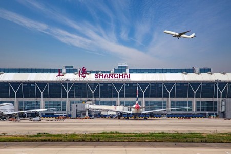 푸동공항 라운지