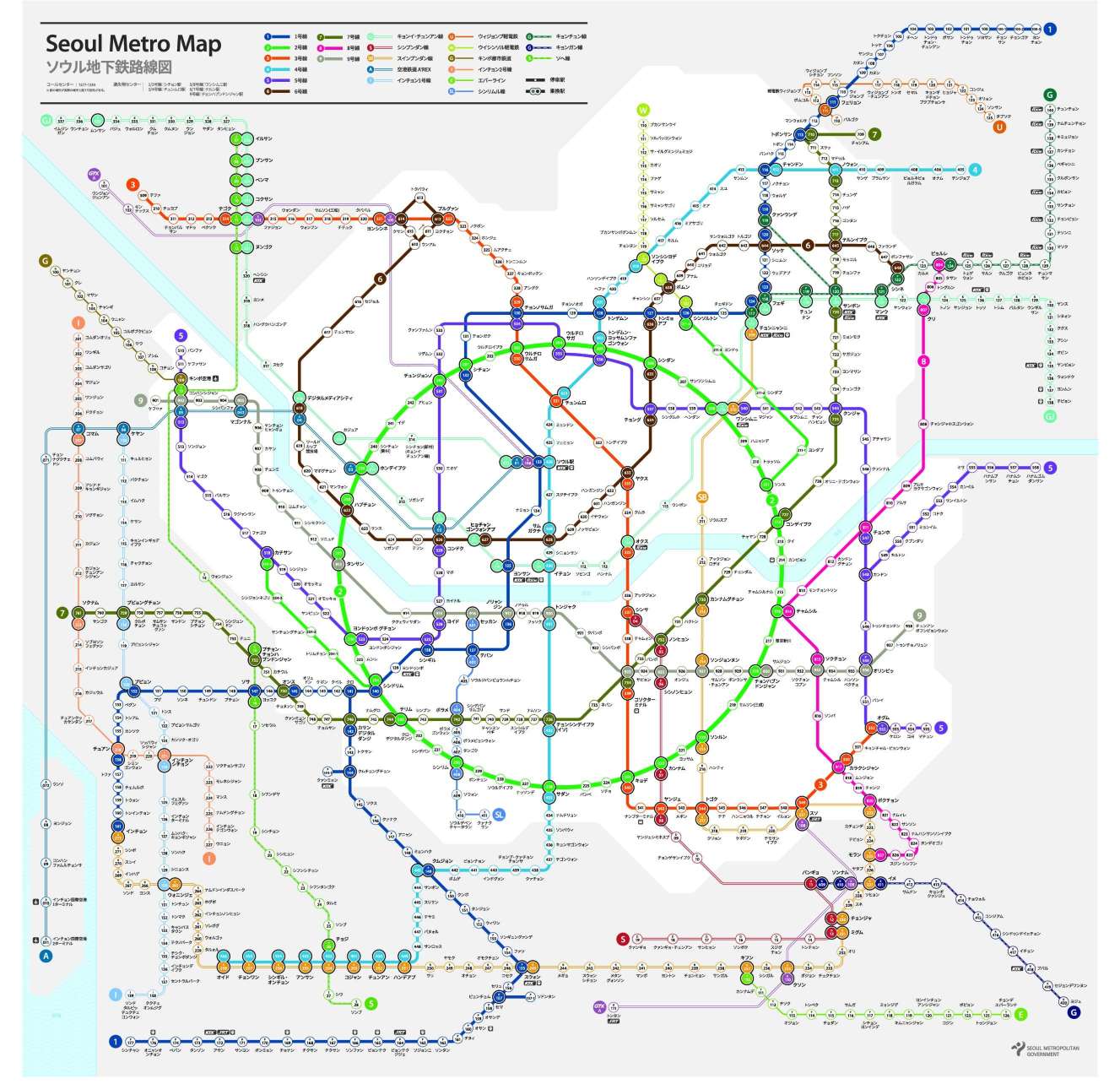 韓国・ソウルの地下鉄路線図】料金・乗り方をわかりやすく解説 | Trip.com
