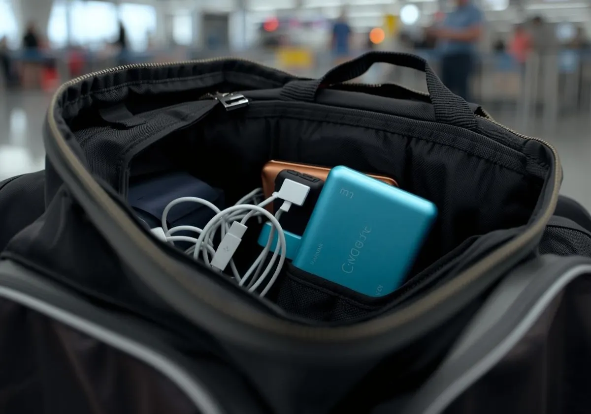 Power Bank Packing for Plane Boarding