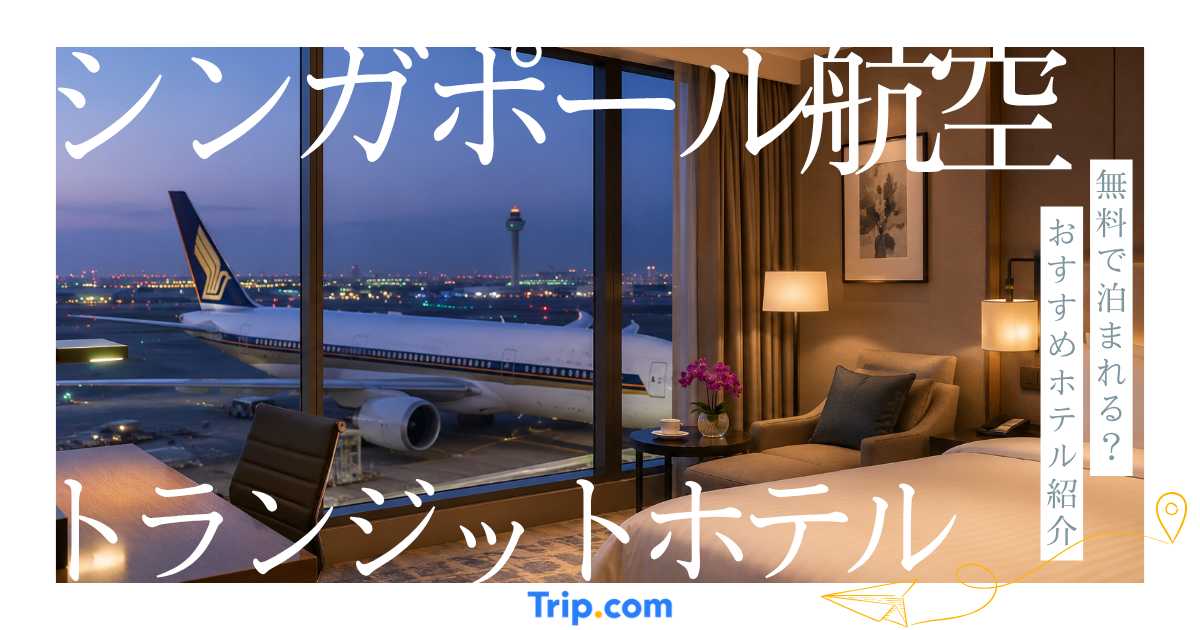 シンガポール航空のトランジットホテルは無料？乗り継ぎで使えるホテルを解説