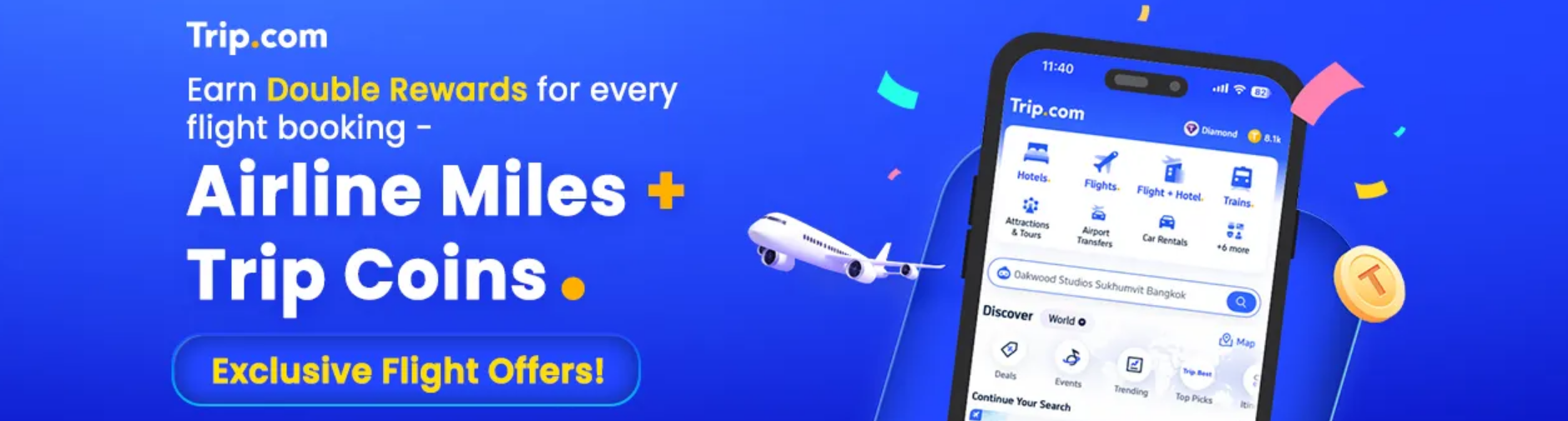 Trip.com Flight Coupon Singapore: Exclusive Flight Offers