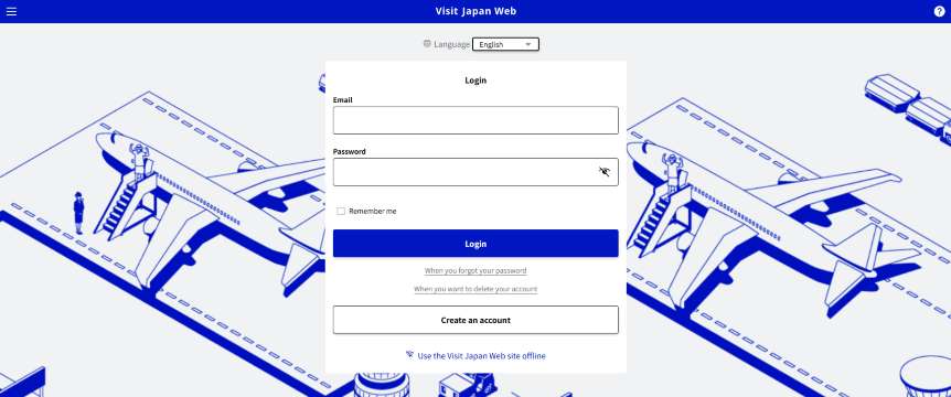 The Japan Arrival Card can be completed in English