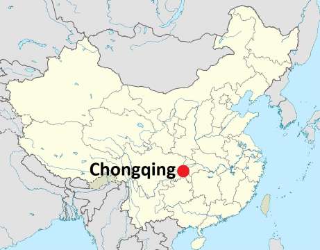 Chongqing Location Map