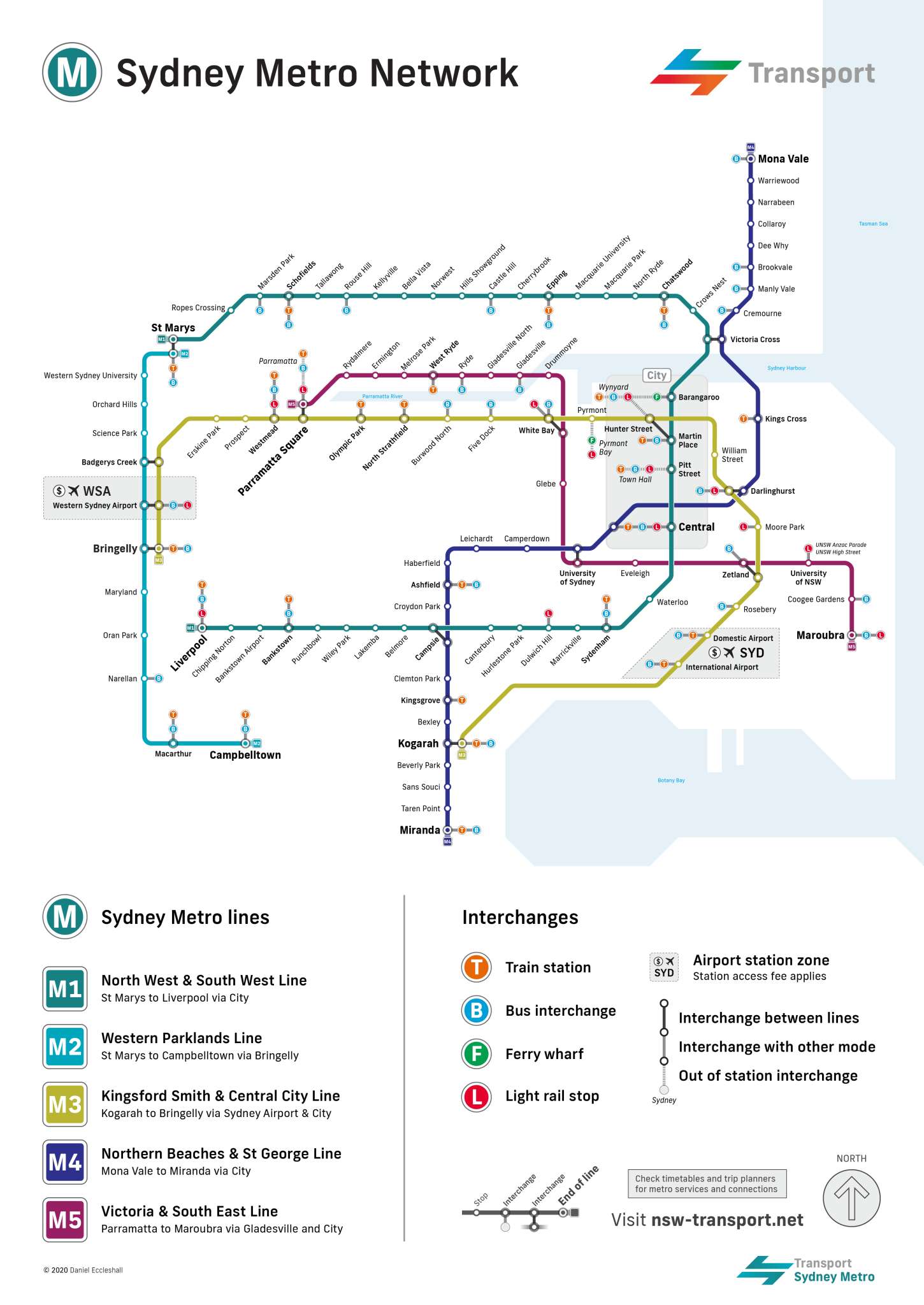 Sydney Metro Map | Trip.com