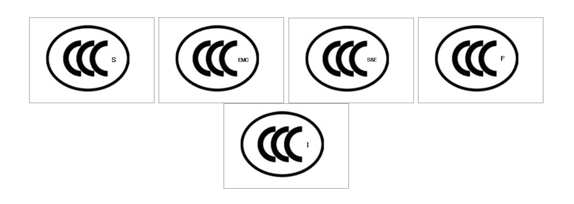 【3C認証マークの例】