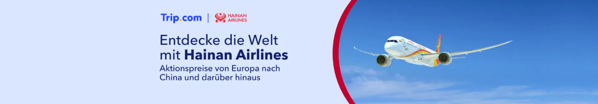 Entdecke die Welt mit Hainan Airlines