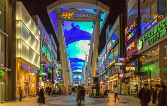 Daejeon Skyroad & Downtown Area
