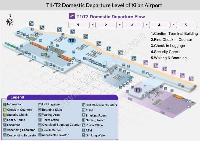 Xi'an Airport Map