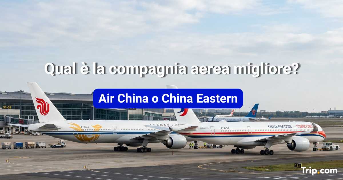 Air China o China Eastern: quale compagnia aerea è migliore?