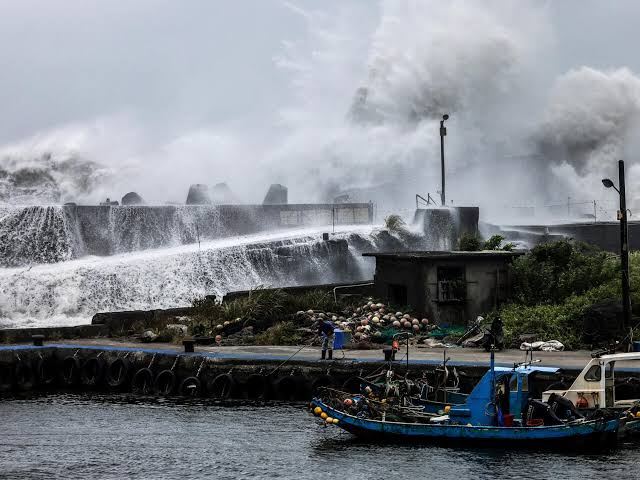 Typhoon in Taiwan