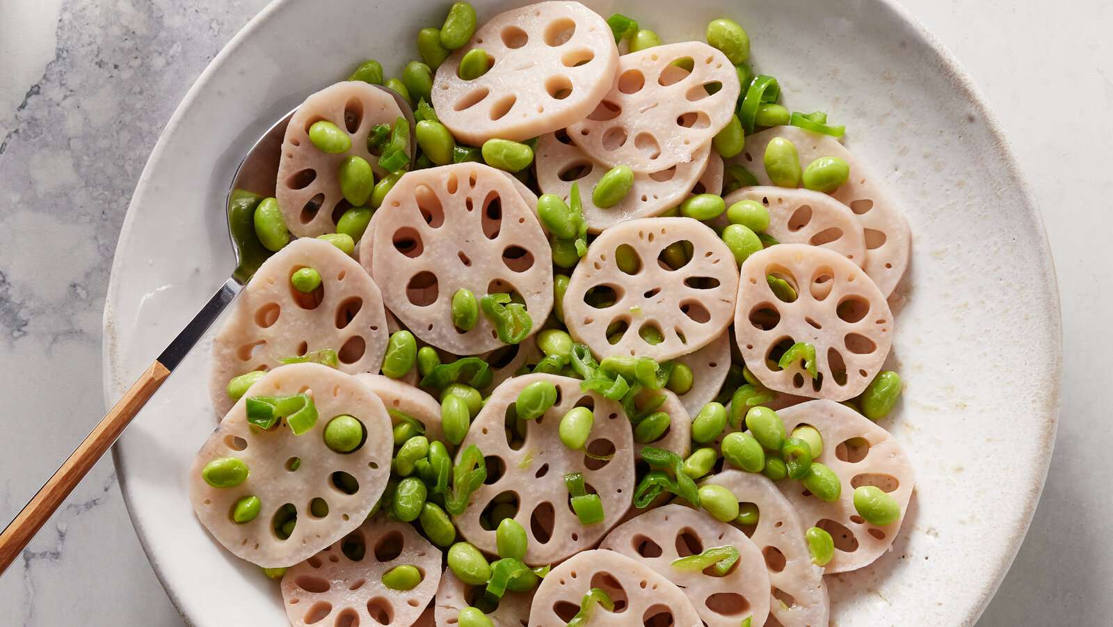 Halal Stir-Fried Lotus Root
