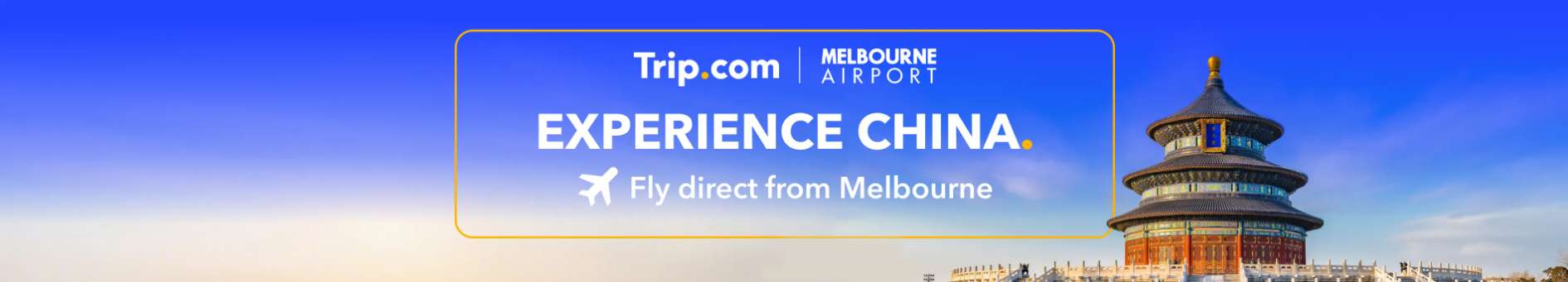 Trip.com Promo Code Australia: Trip.com x Melbourne Airport: Exclusive China Flight Discounts