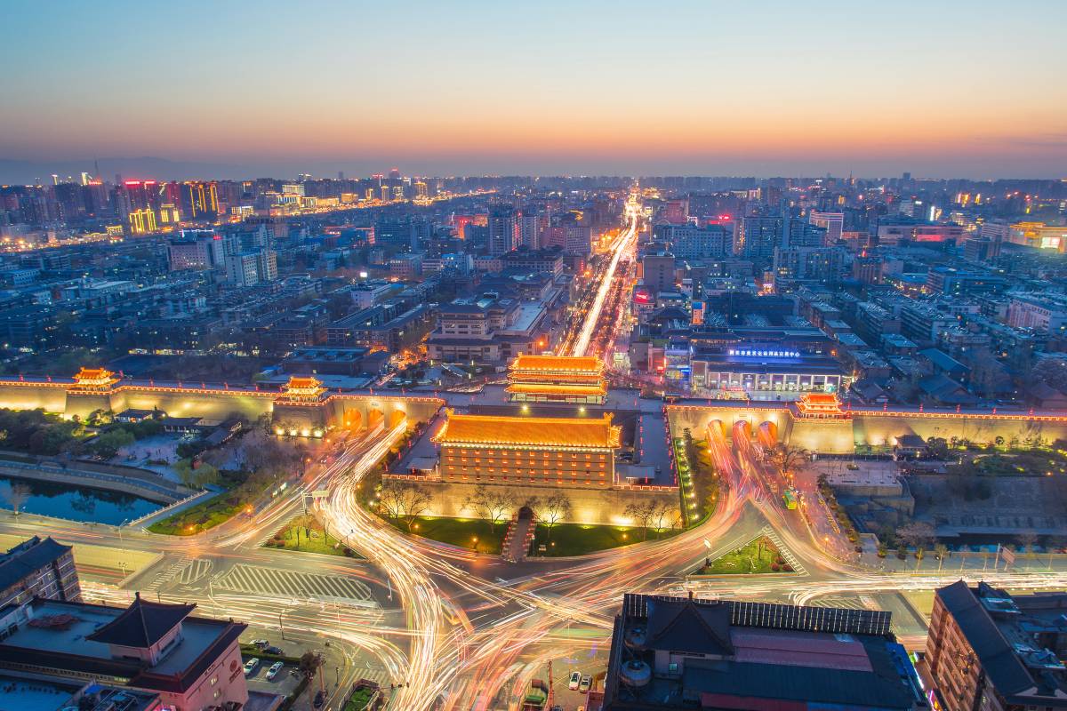 Die Stadtmauer von Xi'an