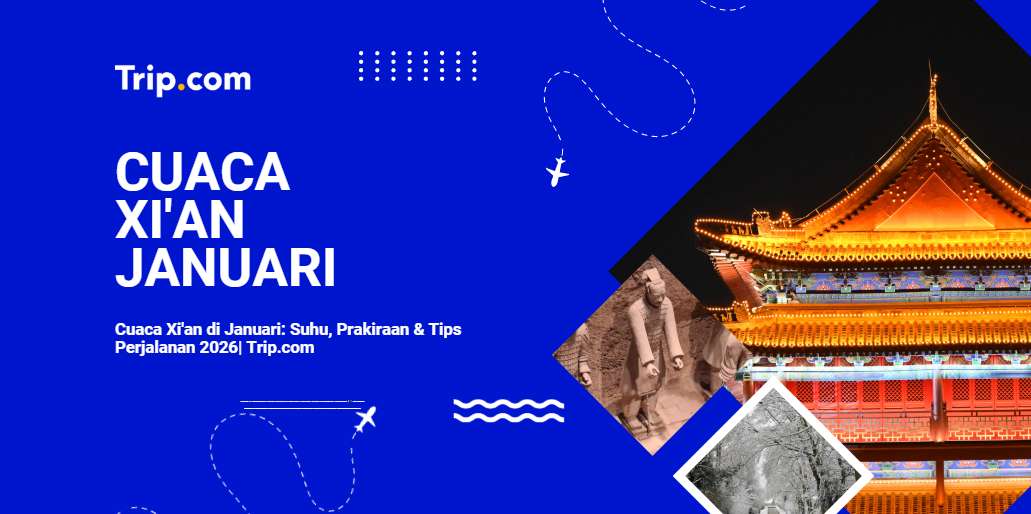 Cuaca Xi'an di Januari
